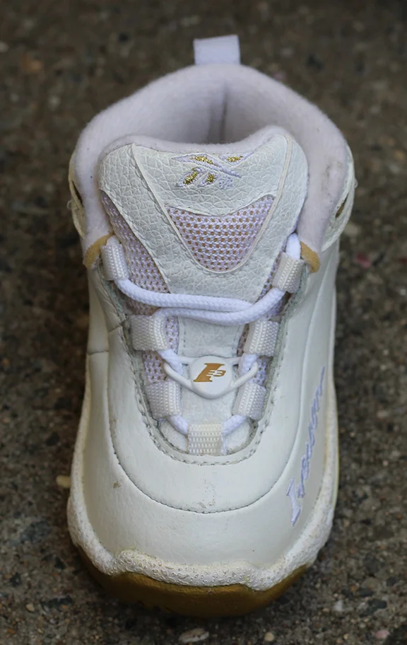 Baby Reebok Answer 2 white and gold