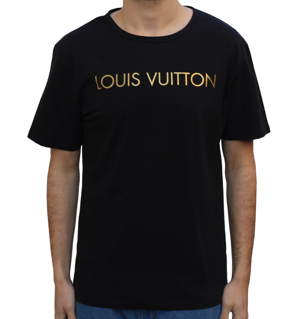 Louis Vuitton Black / Gold T Shirt — Roots