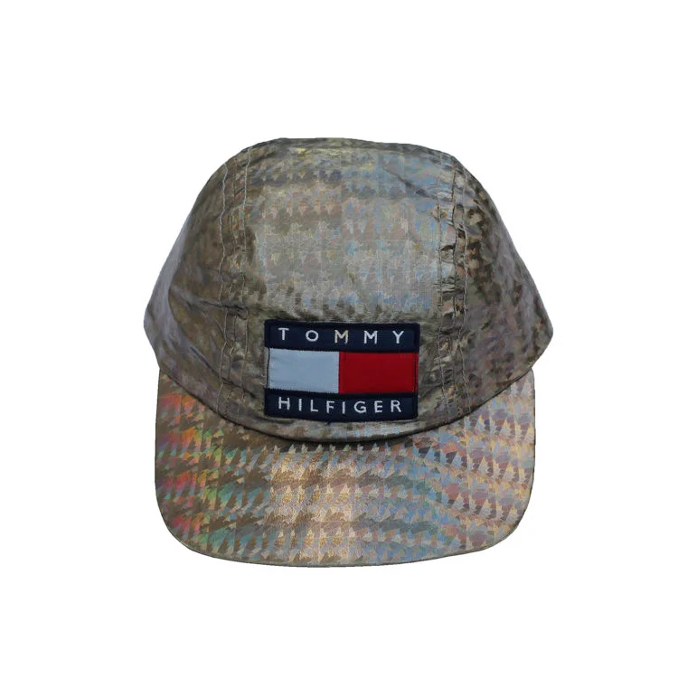 Vintage Tommy Hilfiger Metallic 5 Panel Hat