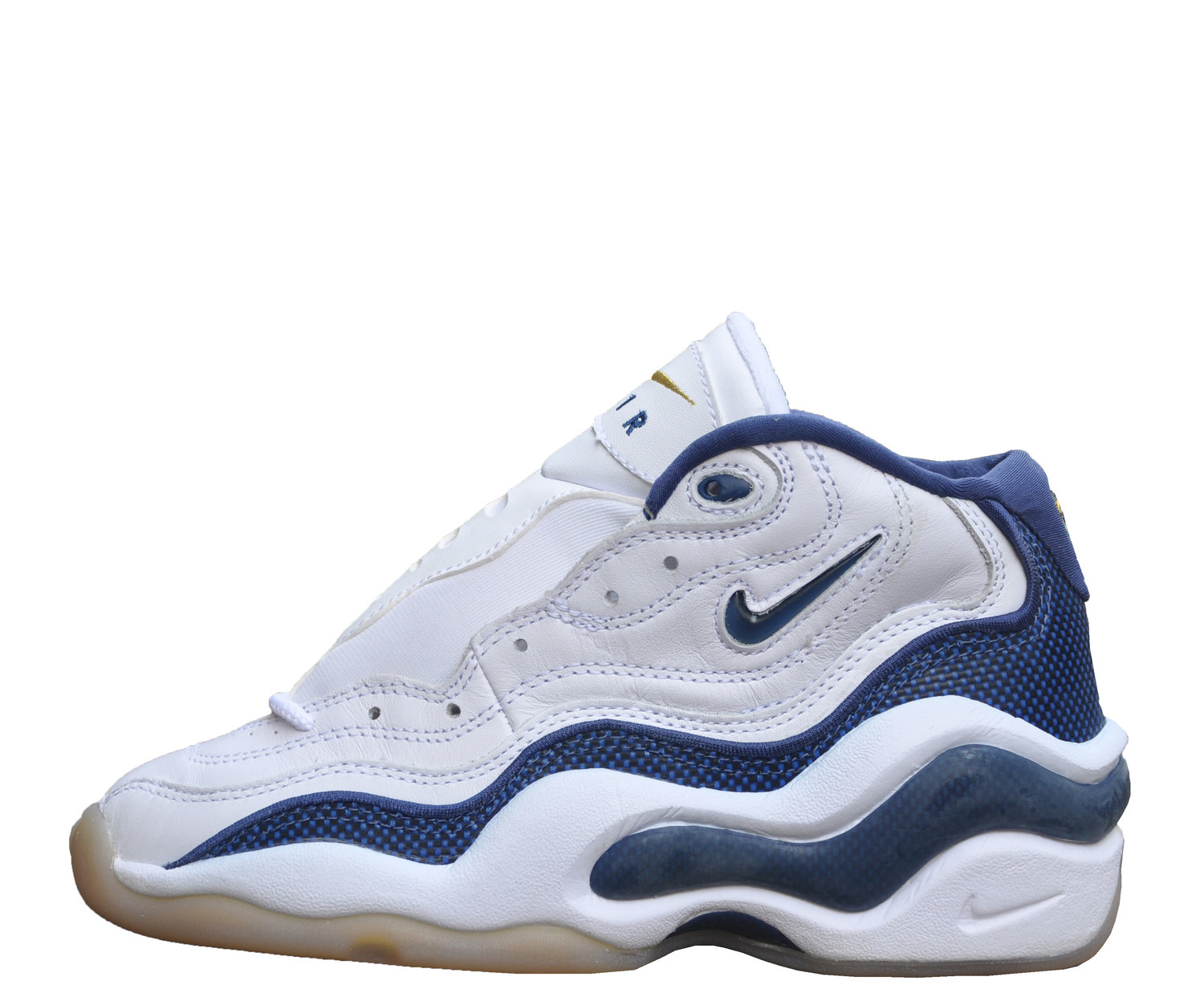 Kids Nike Air Zoom Flight 96 "USA Penny" White / Navy / Gold (Size 5.5) DS  — Roots