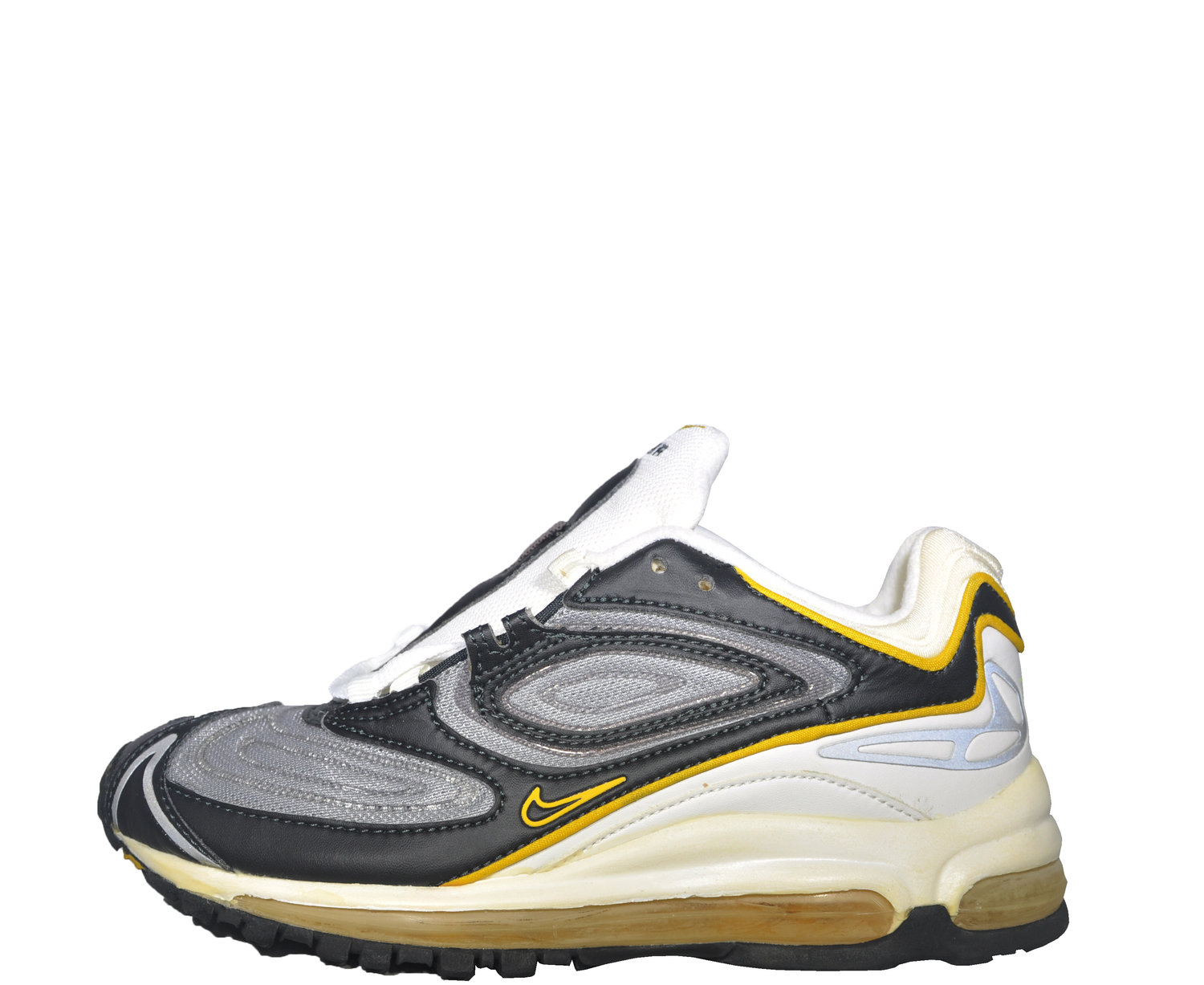 Kids Nike Air Max Tl 98 Dk Charcoal Yellow Size 4 Ds Roots