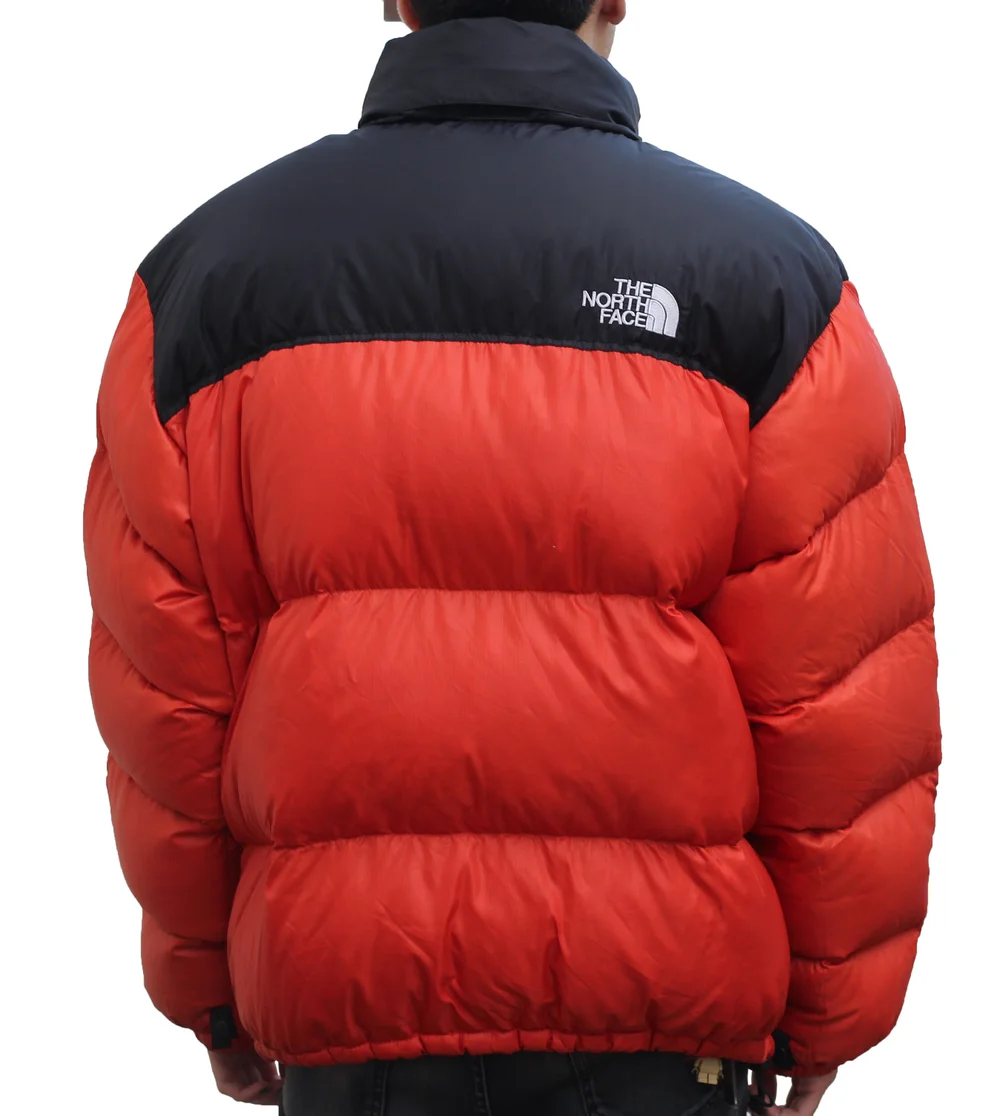 Vintage The North Face Black Orange Nuptse 700 Bubble Coat Size Xxl Roots