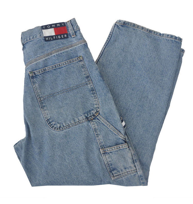 Vintage Tommy Hilfiger Blue Carpenter Jeans (36 x 32) — Roots