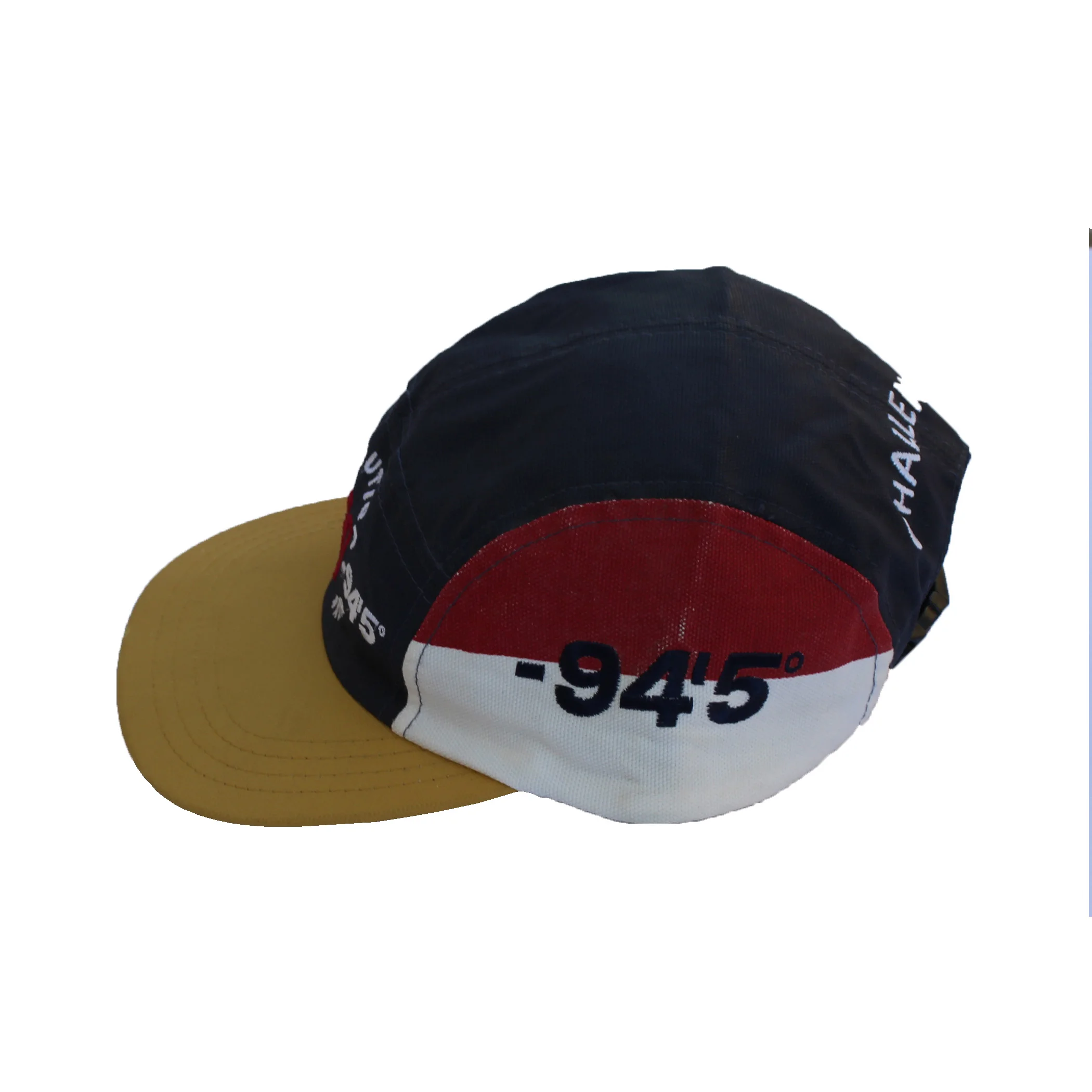 Vintage 90s Nautica Blue Water Challenge 5 Panel Hat