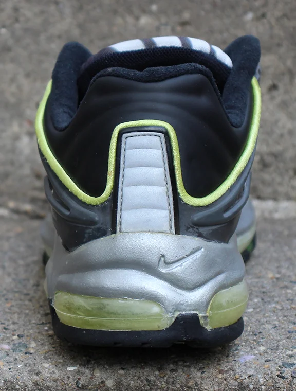 Nike Air Max Deluxe grey and silver.