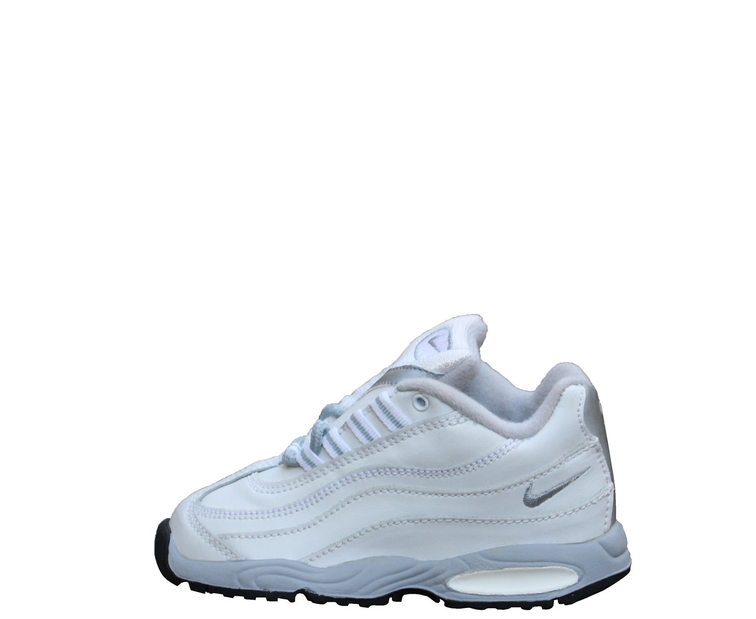 Baby Nike Air Max 95 White / Silver (Size 7.5c, 8.5c) DS Roots