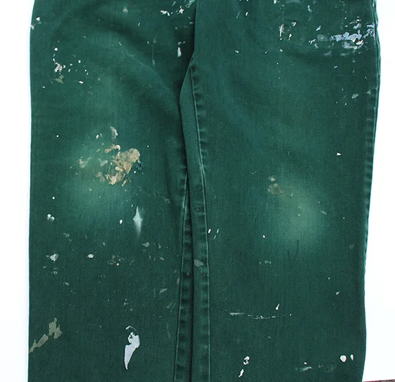 Vintage 90s Guess Jeans Work Wear green carpenter jeans.