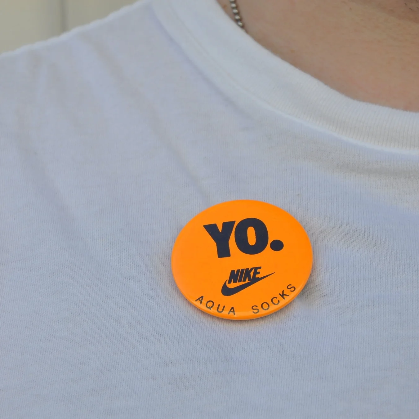 Vintage 90s Nike YO. Aqua Socks pin
