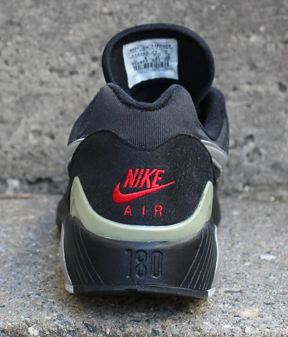 Nike Air 180 black, silver and pimento