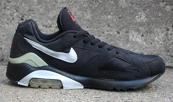 Nike Air 180 black, silver and pimento