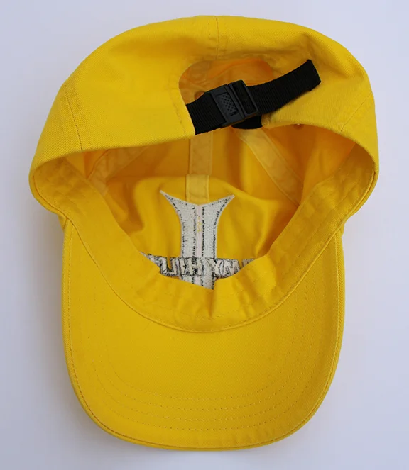 Vintage Tommy Hilfiger yellow and navy strap back