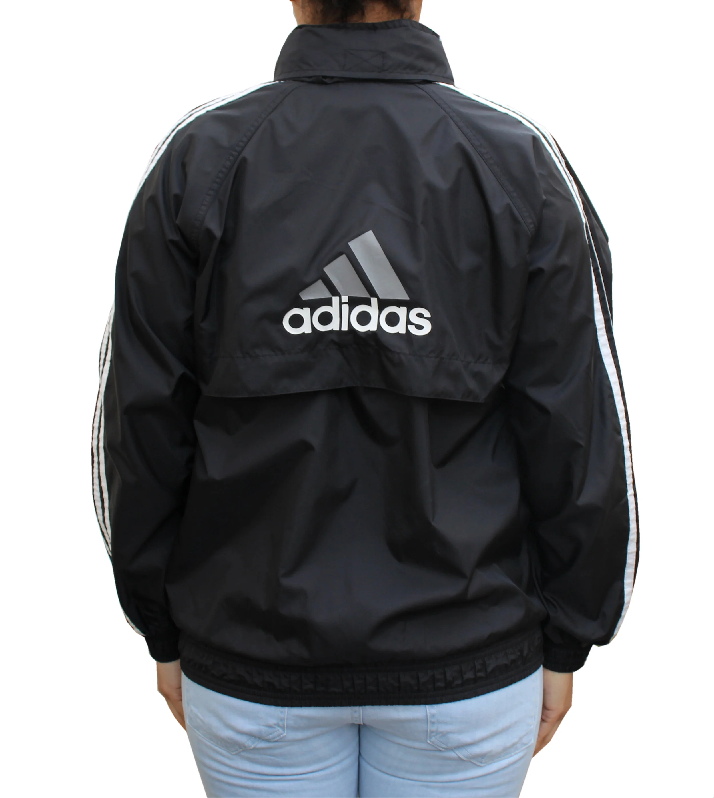 White Windbreaker (Size Youth XL) — Roots