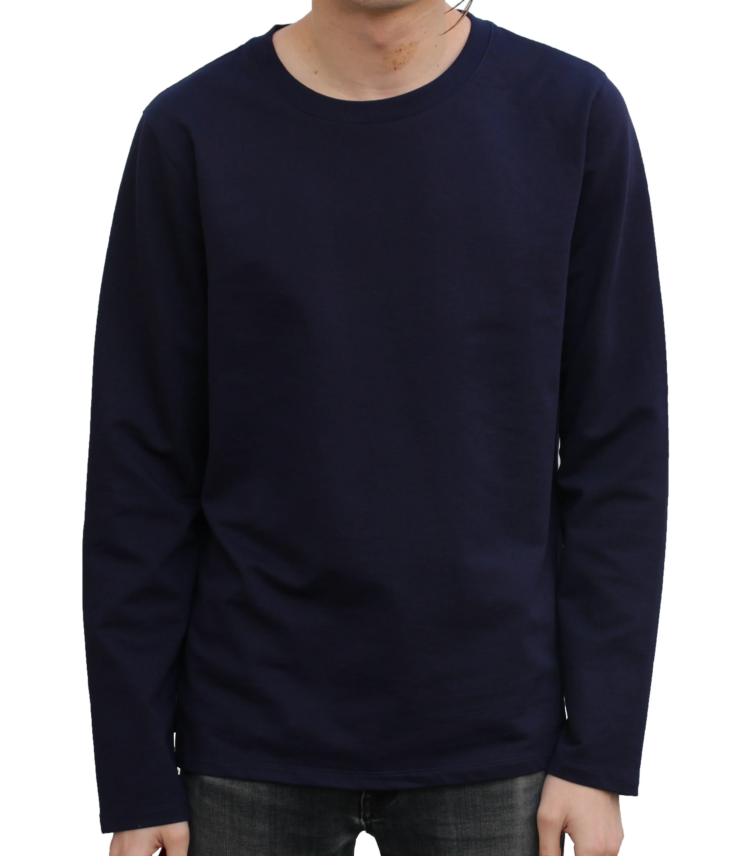 APC long sleeve navy shirt.