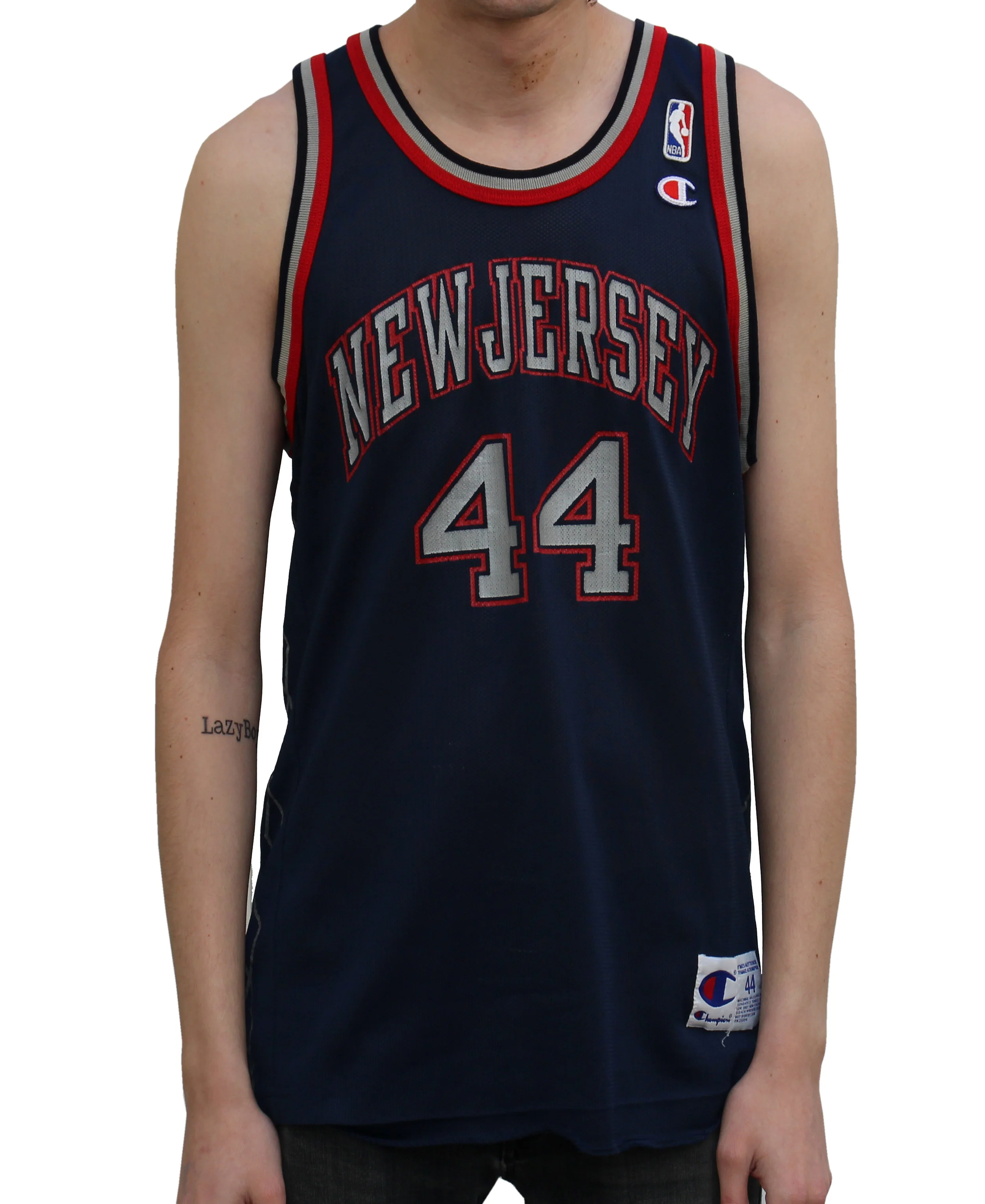 Vintage 90s Champion Keith Van Horn jersey.
