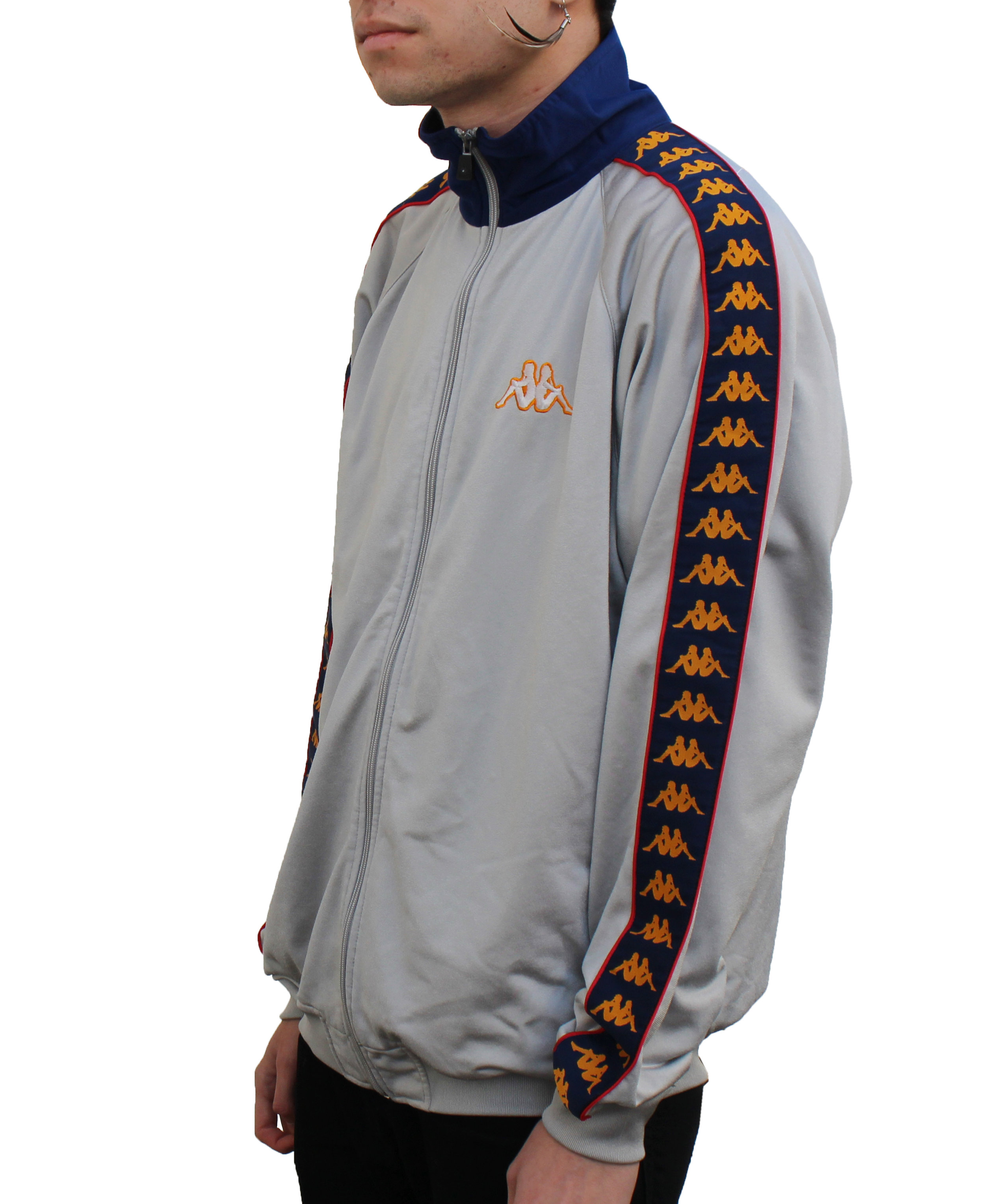 kappa navy track jacket