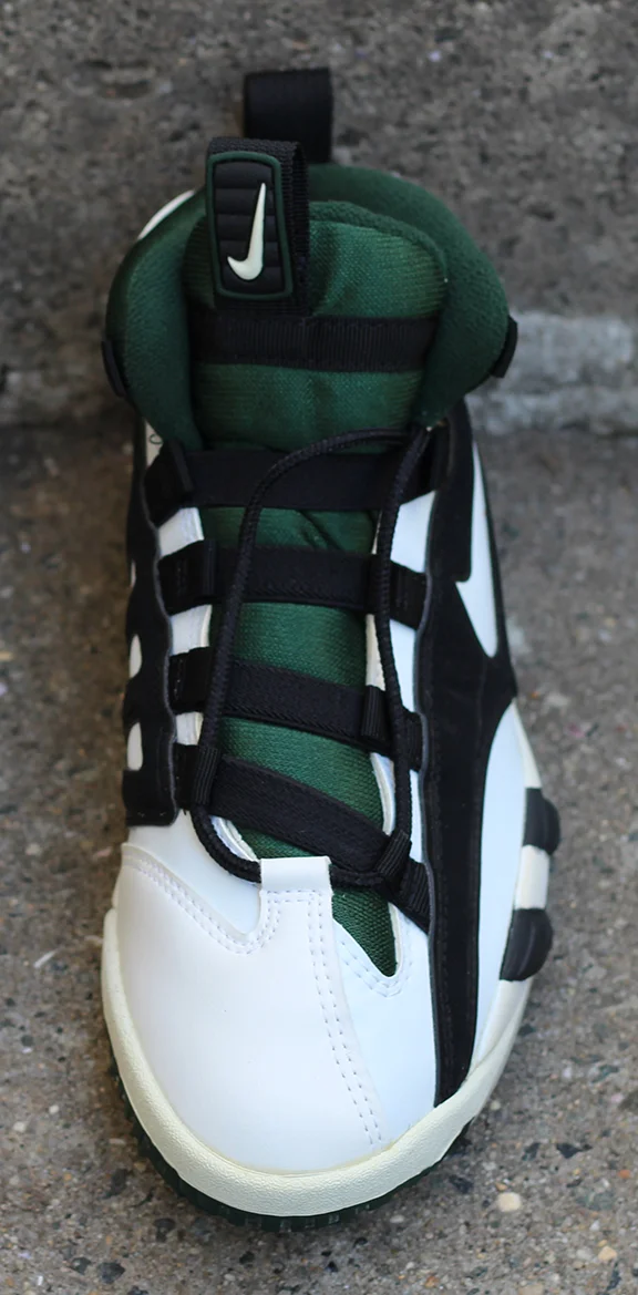 Nike Air Alarm White, Black and forest green