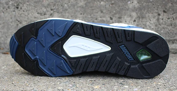 Saucony Grid Shadow2 White and Blue. 