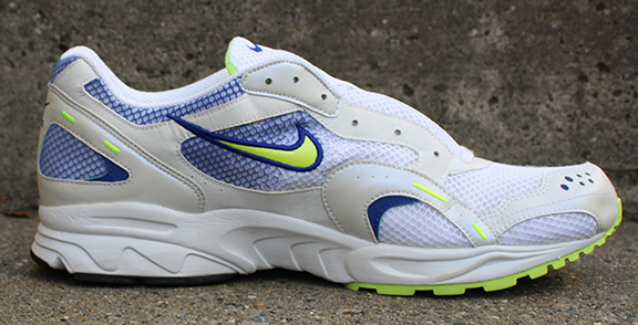 Women`s Nike Air Triax TC White, Neon yellow and hyper blue