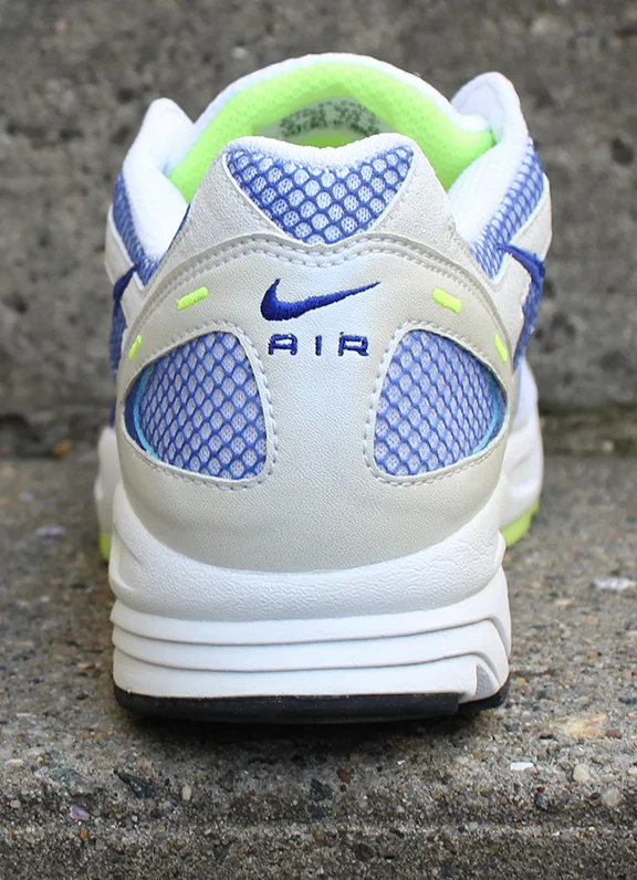 Women`s Nike Air Triax TC White, Neon yellow and hyper blue