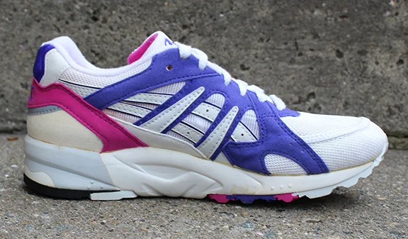 Women`s Asics Gel Lyte white, blue violet, very berry