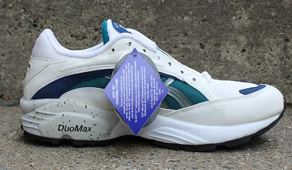 Women`s Asics Gel 126 Emerald, Silver, And blue.