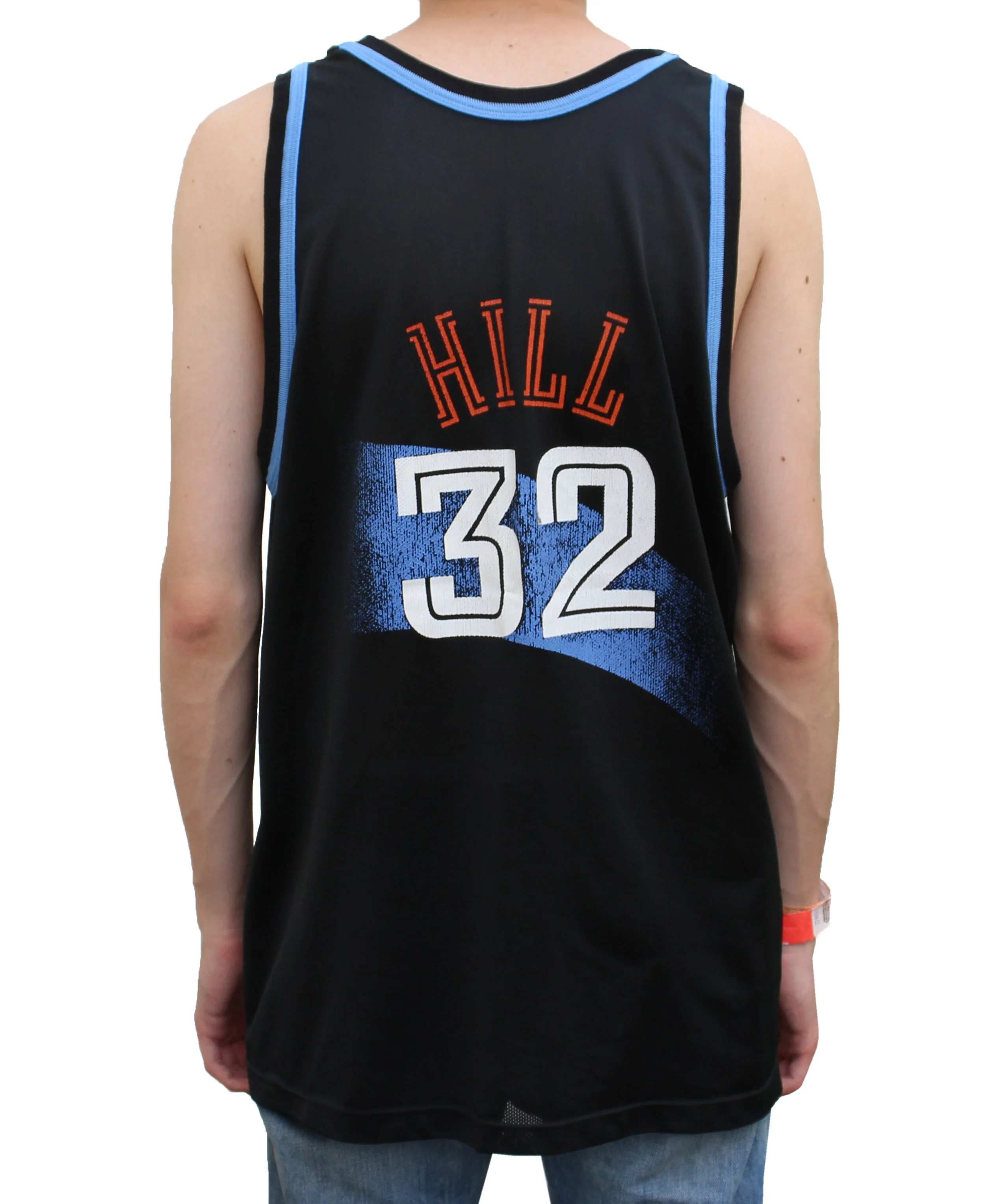 Vintage 90s Champion Cleveland Cavs Tyrone Hill Jersey.