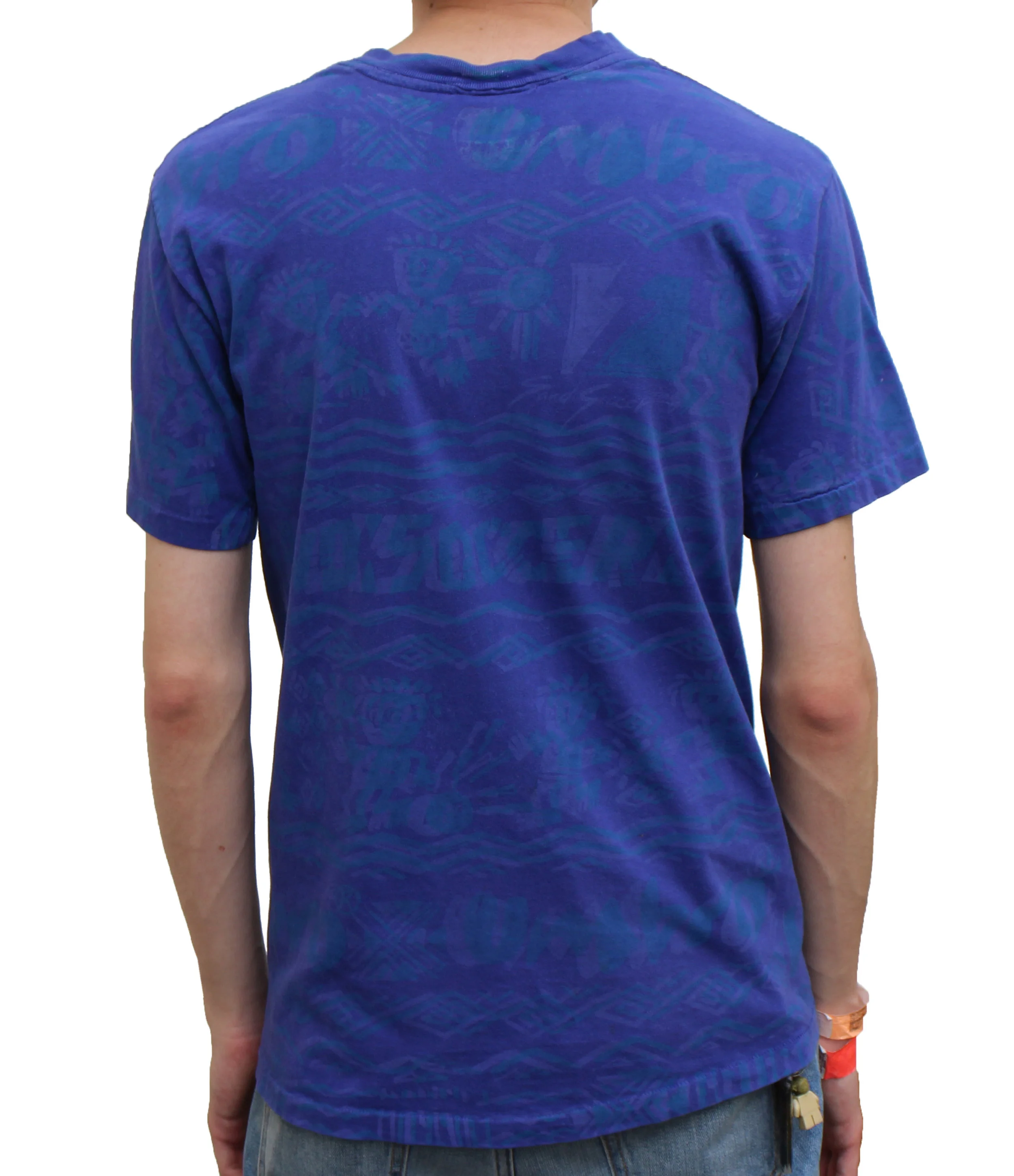 Vintage Umbro Full Print Soccer T shirt.