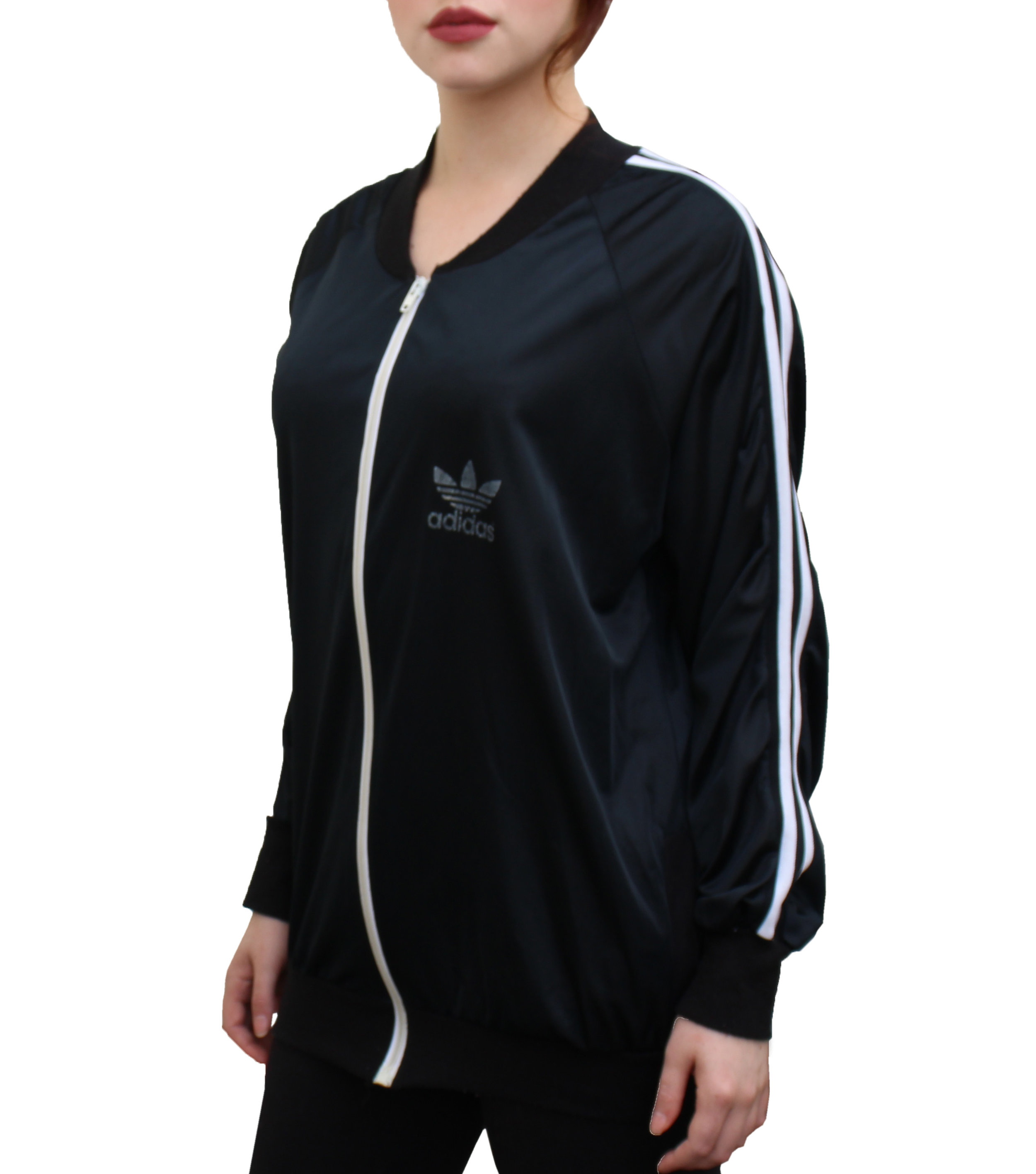 adidas black and white jacket womens