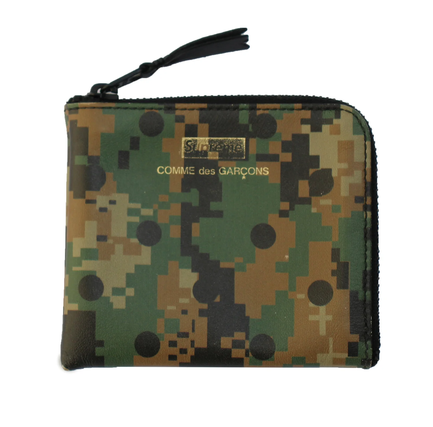 Supreme x Comme des Garçons Camo Polka Dot Wallet — RootsBK