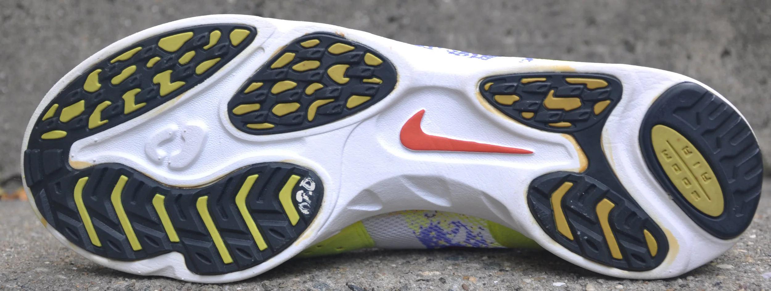 Nike Air Streak Vapor white atomic red and neon yellow