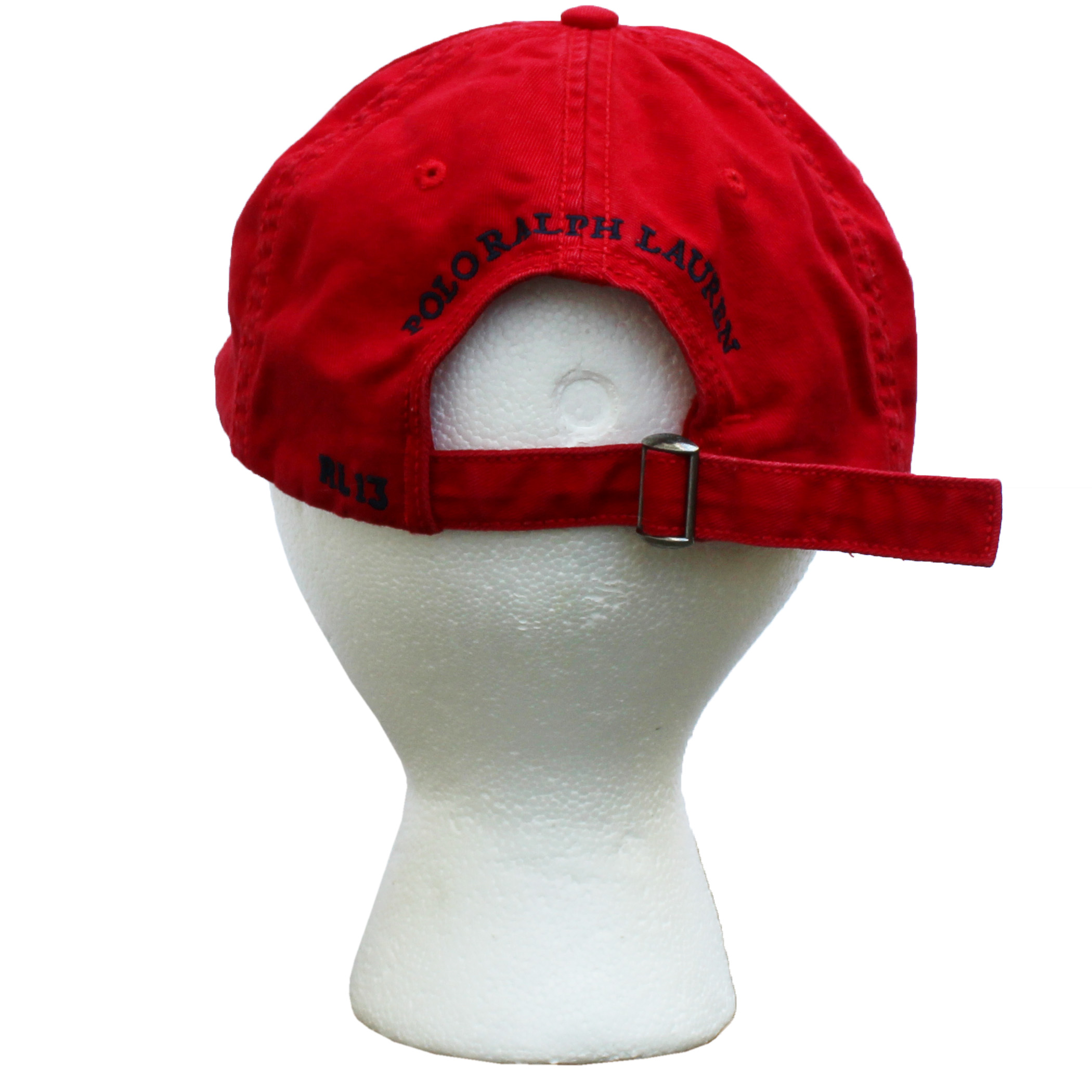 red polo cap