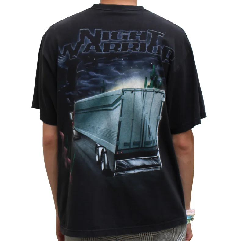 Vintage Night Warrior t shirt. 