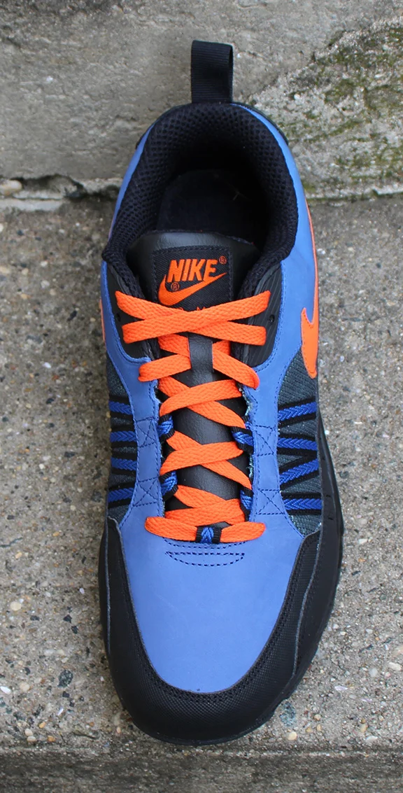 Nike Air Max 90 Trail Low Varsity royal and orange blaze.