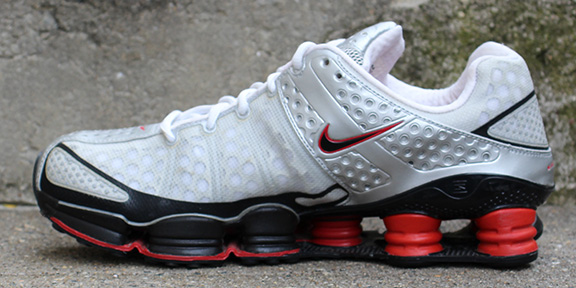 Nike Shox TL 3 Metallic Silver / Red (Size 10) — Roots