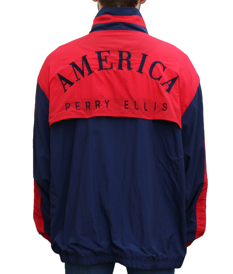 Perry Ellis Men's Microfiber Color Block Jacket - Dick Anthony Ltd.