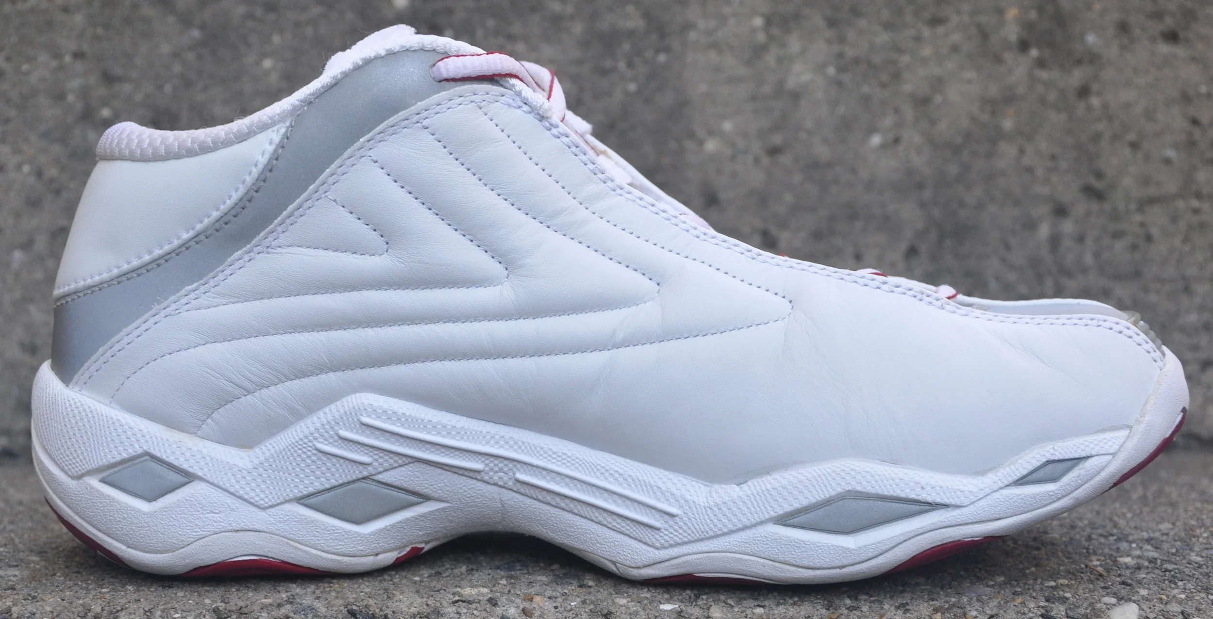 And 1 24 Karat Mid white and red.