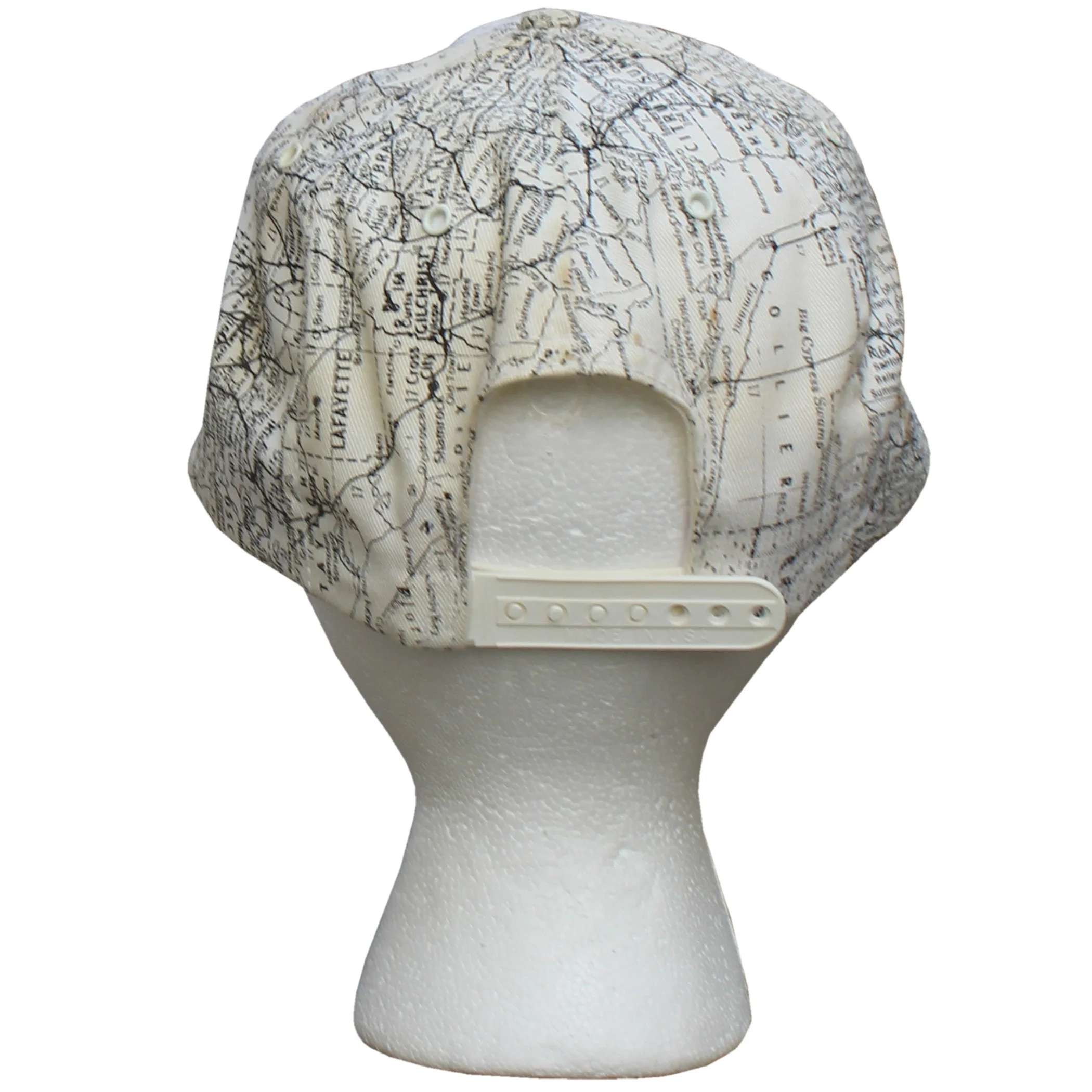 Vintage 90s Florida Map hat