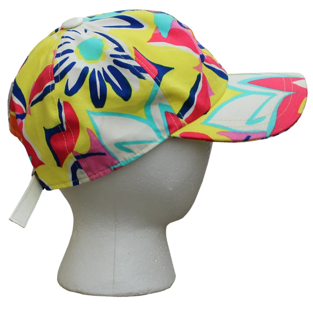 Vintage Versace Sport Multicolor Flowered Hat (Size S) — RootsBK