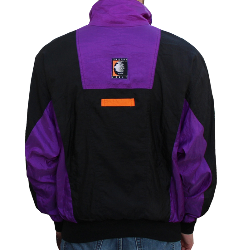 black and purple nike jacket