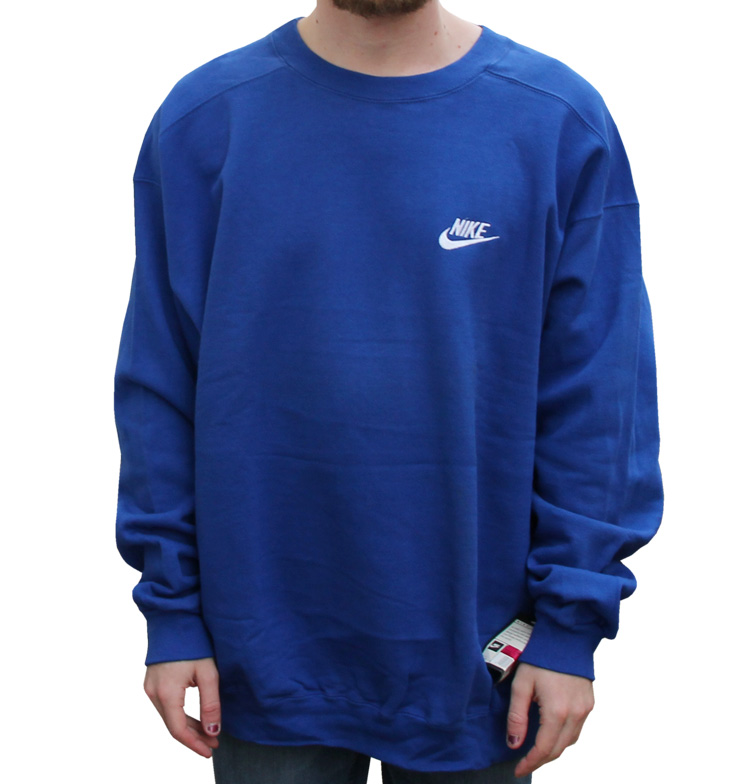 blue nike crew sweatshirt