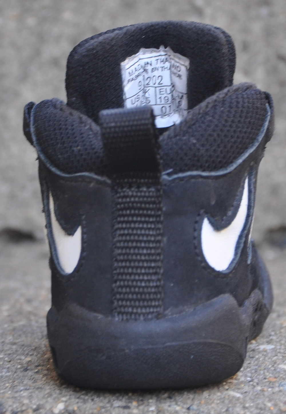 Effektiv fotoelektrisk oversvømmelse Baby Nike Darwin Black / White "Rodman" DS "Original Release" — Roots