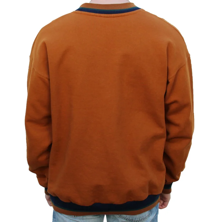 orange nike crewneck