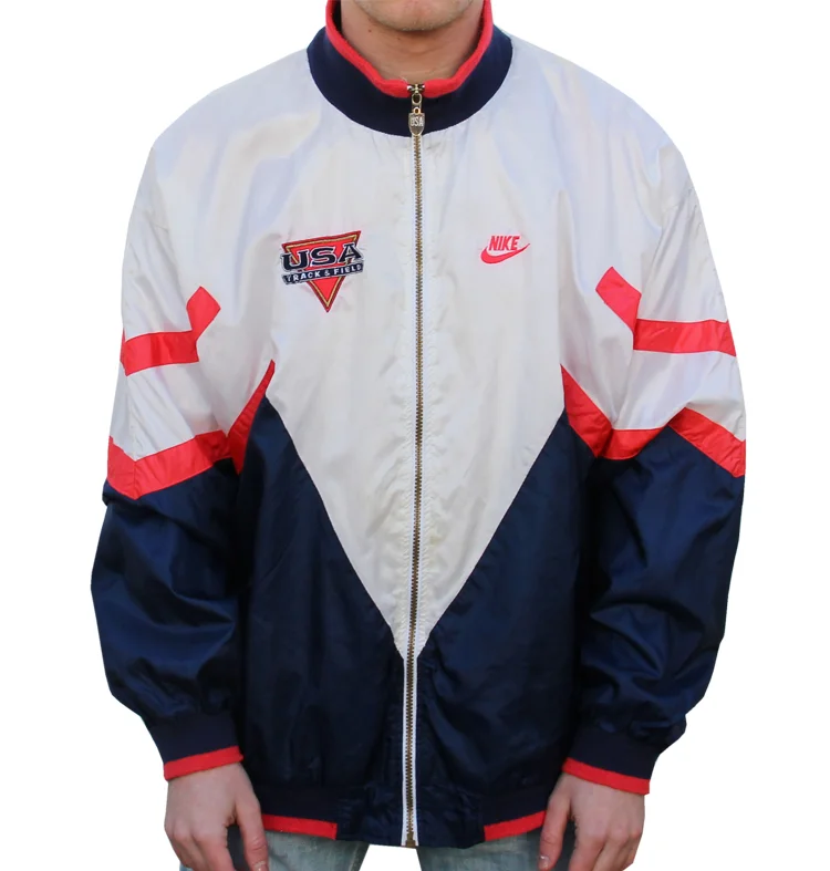 nike track and field windbreaker