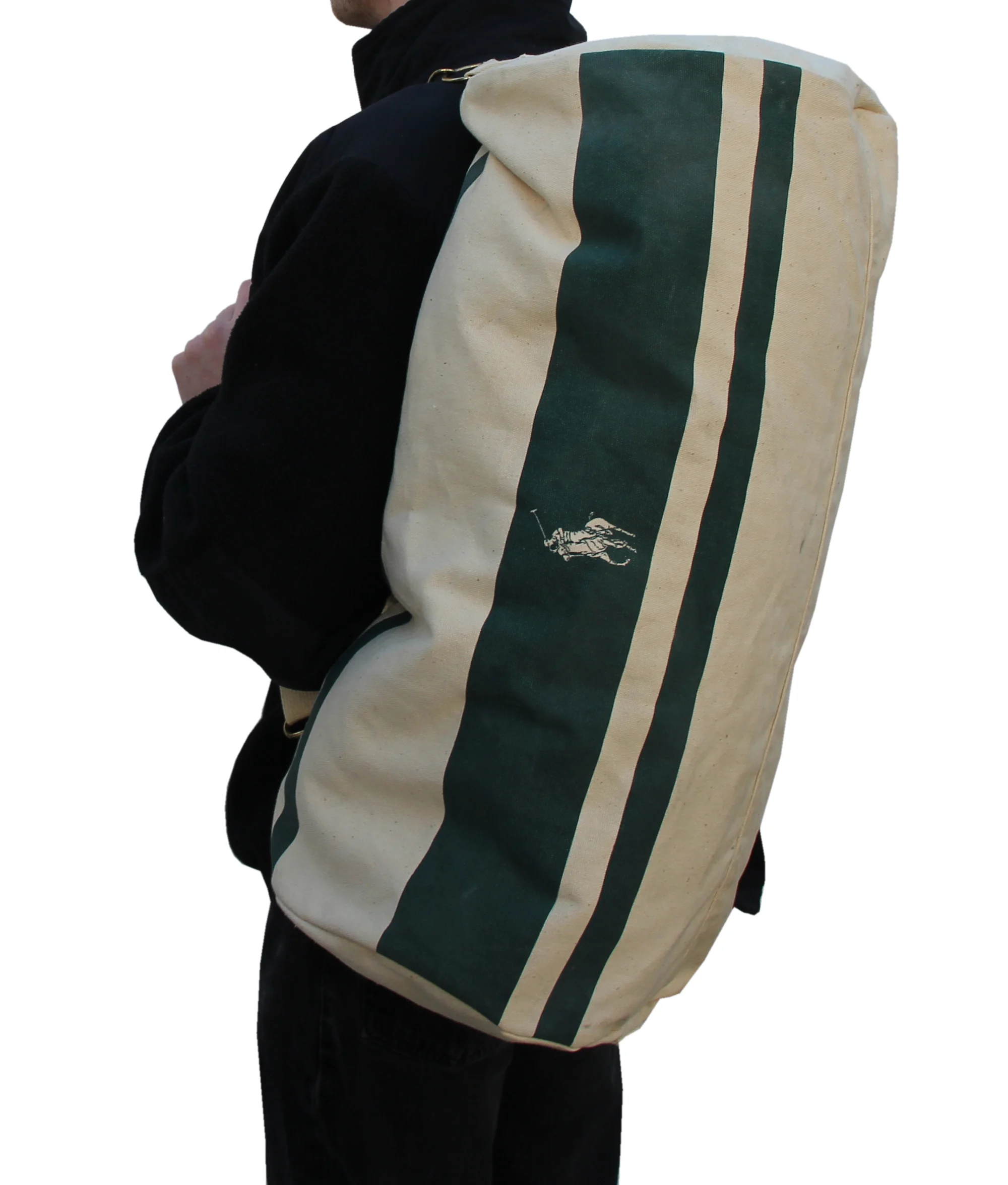 Vintage Polo Ralph Lauren Canvas Duffle bag.