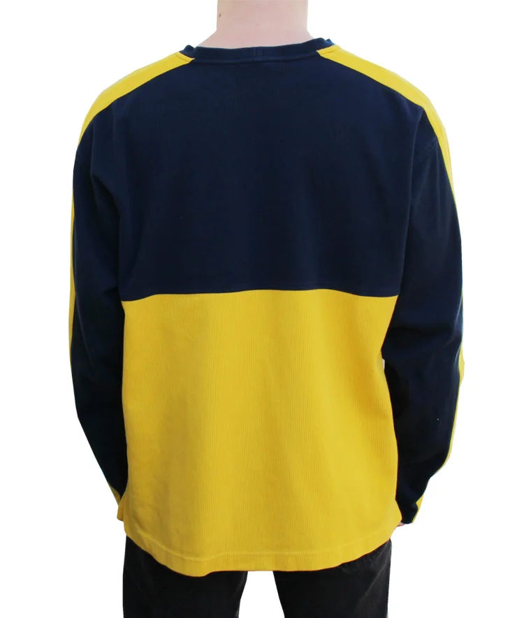 Nike Split navy and yellow shirt.