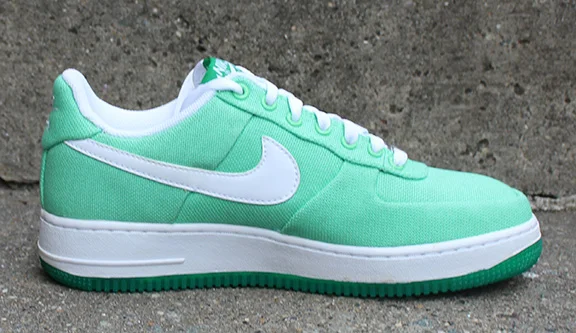 Women’s Nike Air Force 1 Low Canvas Tourmaline and lucky green