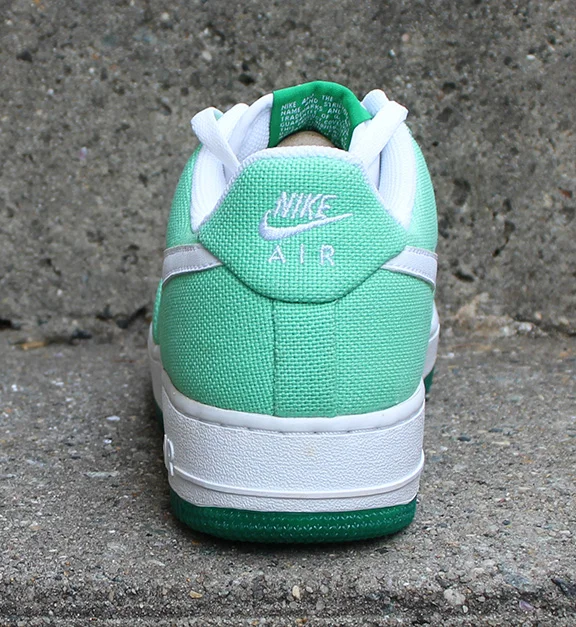 Women’s Nike Air Force 1 Low Canvas Tourmaline and lucky green