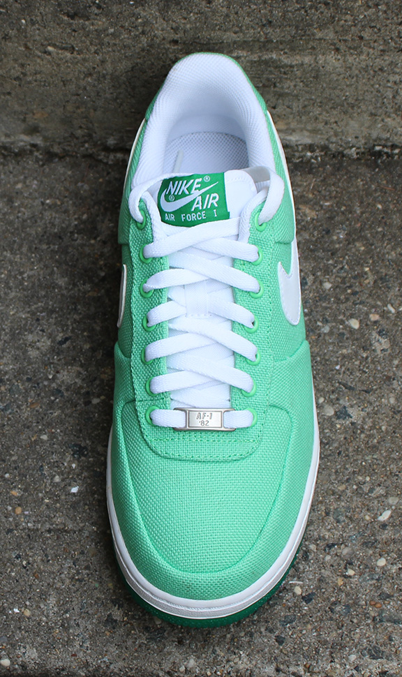 nike air force 1 green canvas 