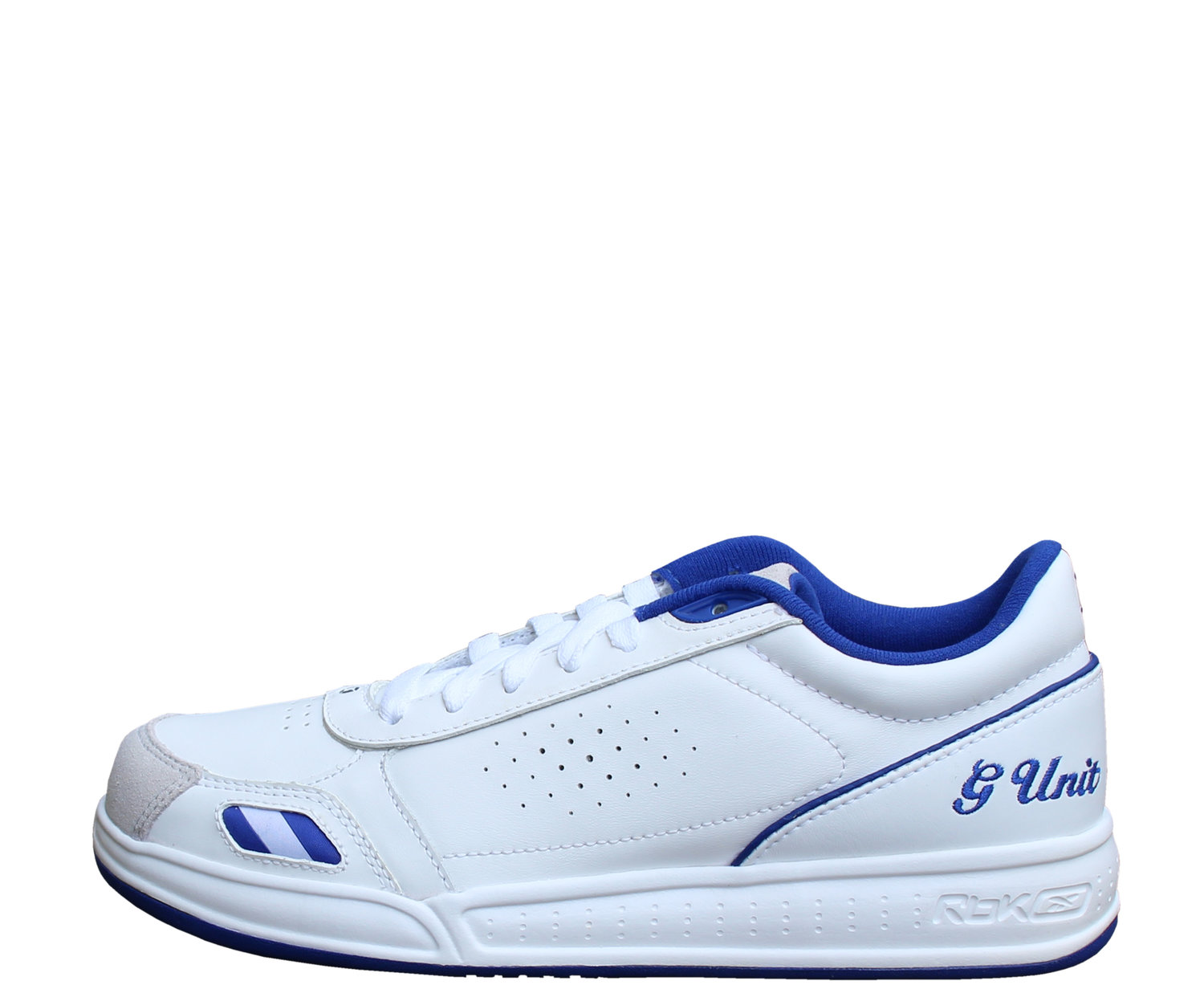 Kids Reebok G III White / Royal DS Roots