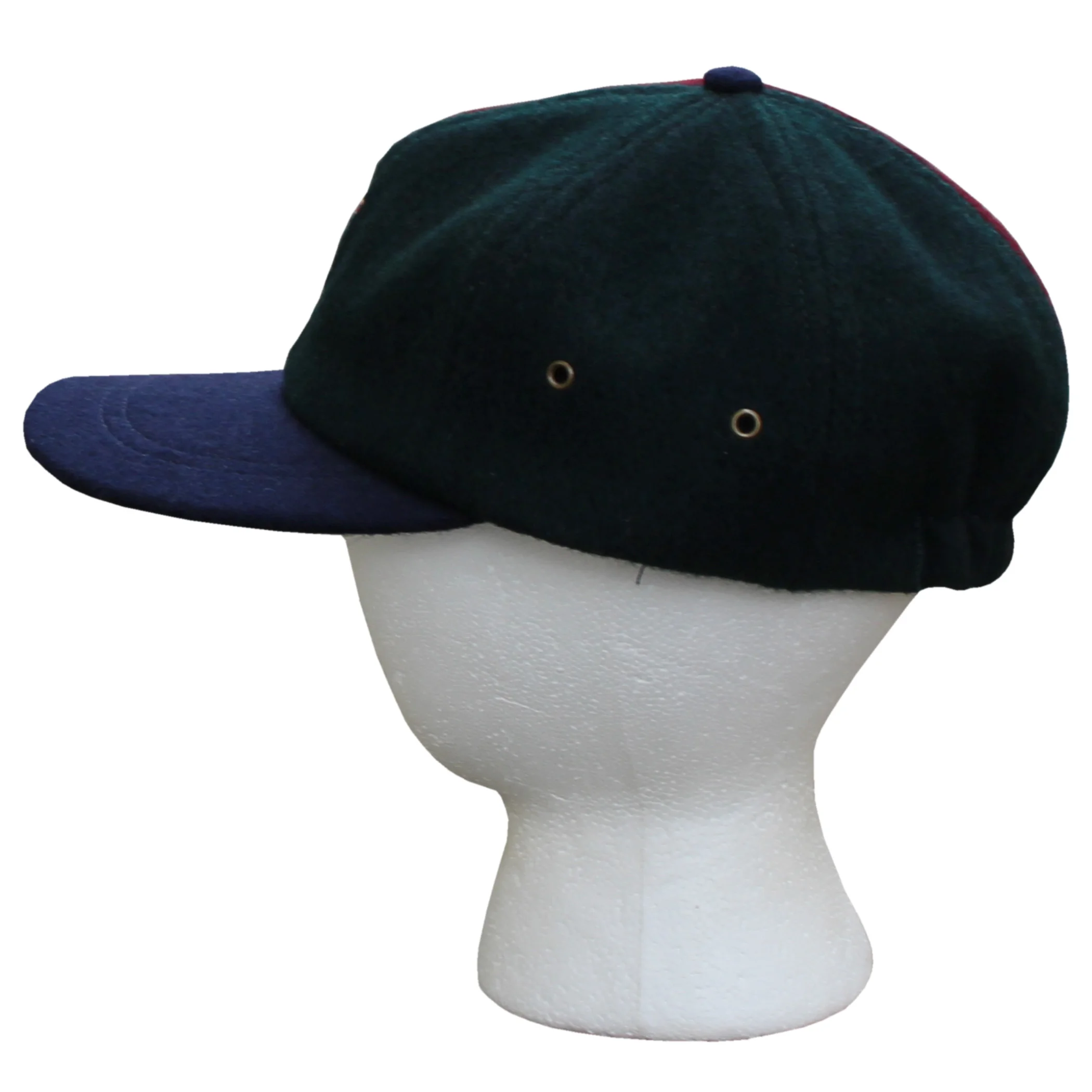 Vintage 90s Chaps Ralph Lauren Tri Color wool hat.